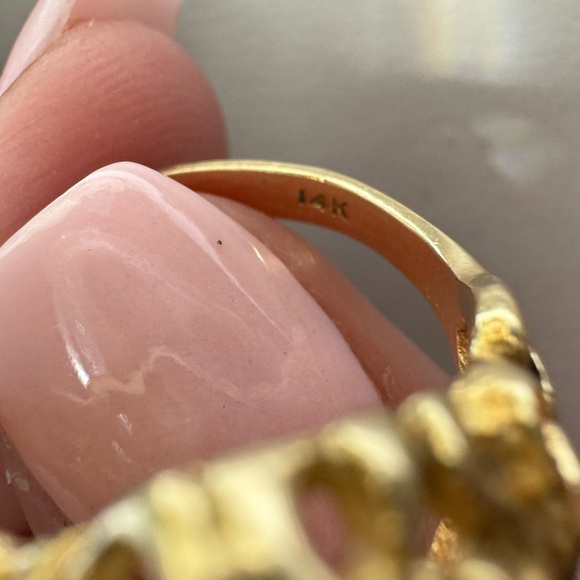 Stunning Vintage Pink Sapphire Ring Solid 14K Gold. About 7.25. Gorgeous Estate! - Picture 9 of 15